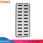 Auto Dead Pedal Rest pedaali kate Hyundai Ix25 Creta Accent Verna Solaris Elantra I30 jaoks Kia K2 Rio Soul KX3 K5 jaoks white