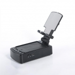 Mobiiltelefoni alus juhtmevaba Bluetooth-k&otilde;lariga, reguleeritavad teleskoopilised kokkuklapitavad kaasaskantavad helitelefoni k&otilde;larid, laadimisseade telefoni tahvelarvuti jaoks must