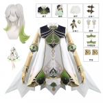 Nahida Cosplay kost&uuml;&uuml;m Lesser Lord Kusanali Halloweeni karnevali koomiksim&auml;ng Riided Halloweeni j&otilde;ulude kost&uuml;&uuml;m XL-(Full set+wig)