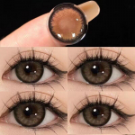MillCreek 2tk kontaktl&auml;&auml;tsed hinnetega, pruunid Beauty Doll Eyes, 14,5 mm l&uuml;hin&auml;gelikkus 0&ndash;8,00 aastaseks kasutamiseks 0.00 pruun