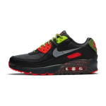 Nike Air Max 90 GS Must Asparaagus Laste Tossud Tume Suitsuhall Metallik H&otilde;be DC2100-001 38.5