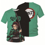 T-s&auml;rgid Anime Deemonit Slayer Kochou Shinobu 3D Print Suvine Mehed Naiste T-s&auml;rgid T&auml;navar&otilde;ivad Meeste kaelaga Ts&auml;rk Suured topid Riided S