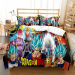 Dragon Ball tekikate voodilina 3D digitaalprintimine voodipesutarvikud, kaheosaline kolmeosaline komplekt, neljaosaline majapidamistarbed 200X228cm 3PCS