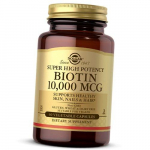 Biotiin, biotiin 10000, Solgar 60 k&ouml;&ouml;giviljakapslit (36313030) 60vcaps