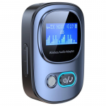 VAORLO TF-kaardi saatja vastuv&otilde;tja 2-&uuml;hes juhtmevaba 5.3 adapter k&otilde;rvaklappide jaoks, s&uuml;learvuti, auto Kik Plug and Play, 3,5 mm AUX 300 mAh suure mahutavusega must