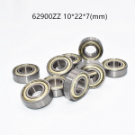 Bearings 10pcs 62900ZZ 10*22*7(mm) Metallist suletud
