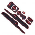 7 tk auto siseukse v&auml;rava pesa tolmukindlad padjamatid Ford Fiesta 09-14 jaoks