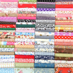 100 tk. Uus 10 * 10 cm meisterdamise ruudukujuline lillelisest puuvillasest riidest lapiline riie