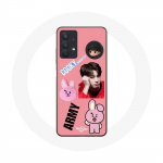 &Uuml;mbris Samsung Galaxy A32 5G BTS Bangtan Boy BT21 Cooky Jungkook ARMY jaoks