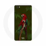Huawei P8 Pionus Parrot Red jaoks m&otilde;eldud &uuml;mbris