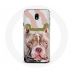 &Uuml;mbris Samsung Galaxy S5 Brown Pitbull Dogile