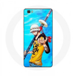 Coque pour Huawei P8 One Piece Manga Trafalgar Law ep&eacute;e