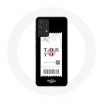 Coque pour Samsung Galaxy A13 5G Billet d'avion Tokyo Japon