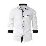 Meeste kevads&auml;rk Colorblock ruudulise tr&uuml;kiga &uuml;herealine Slim Fit pikkade varrukatega, alla keeratava kraega n&ouml;&ouml;bid T&auml;navar&otilde;ivad vabaaja visiitkardigan-s&auml;rk mantel M khaki