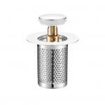 Universaalne vannitoa valamukork Roostekindel messingist t&uuml;hjendusfilter koos juukses&otilde;elaga Vannitoa valamu &auml;ravoolukorgi vahetus A