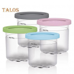 4 tk j&auml;&auml;tise pinti tassi asendus Cerami Breeze konteineri tasside jaoks, mis &uuml;hilduvad NC299AM C300s seeria kreemja ninja Breeze j&auml;&auml;tisemasinaga 1 Set