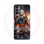 Coque Maniacase pour Samsung Galaxy A05s Max Verstappen F1 art wallpaper