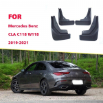 Ees ja Taga 4tk Porikaitseid NWE Mercedes Benz CLA W118 C118 jaoks Porikaitse Tiivad Porilapp Kaitsepritsmed Auto Tarvikud - armee roheline v&auml;rv