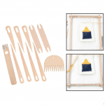 Big Eye Hand Loom Starter Shuttle DIY kudumiskamm seinavaibade jaoks 11 Pieces
