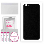 apgo Protective Skin Sticker for the back compatible with Apple iPhone 6s, Wrap Film, Foil, Vinyl - Pattern Matte Black