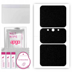 apgo Kaitsev nahakleebis seljale, mis &uuml;hildub Lenovo Legion 2 Pro-ga, &uuml;mbriskile, foolium, vin&uuml;&uuml;l &ndash; mustriga mattmust