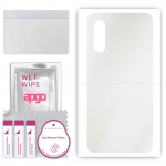 apgo Protective Skin Sticker for the back compatible with Meizu 16T, Wrap Film, Foil, Vinyl - Pattern Matte Transparent