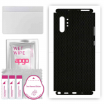 apgo Protective Skin Sticker for the back+sides compatible with Samsung Galaxy Note 10 Plus, Full Wrap Film, Foil, Vinyl - Pattern Matrix