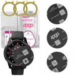 3x apgo MATTE Hybrid protective glass compatible with Mibro Watch X1, flexible nano glass, great replacement for tempered glass, scratch-resistant, fu