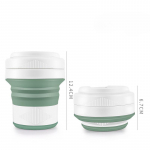 450 ml kokkupandav pudel k&otilde;rge temperatuuriga v&auml;litingimustes kaasaskantav reisiteleskoopiline veetass &Auml;rikingituste reguleeritav tass 450ml