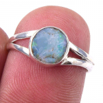 Looduslik Austraalia opaal v&auml;&auml;riskivi 925 prooviga h&otilde;be ehtes&otilde;rmus S.6 b6u04