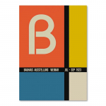 Abstraktsed Bauhausi geomeetrilised jooned Plakatid ja v&auml;ljatr&uuml;kid P&otilde;hjamaade Jaapani seinakunst, l&otilde;uend Moodsate piltide maalimine elutoa sisekujunduseks 21x30cm No Frame