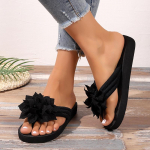 Suvised rannajalatsid naistele Uus mood, lill, naiste kiilud, sussid Rooma naistele, vabaaja pl&auml;tud, naiste lamedad liugused 36