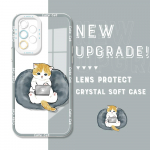 P&otilde;rutuskindel Joonisfilm Astronaut Kristall&uuml;mbris T&auml;ielik Katvus Kaamera Kaitse L&auml;bipaistev Pehme Telefoni&uuml;mbris Samsungile Samsung A02