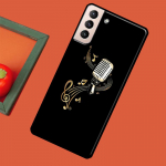 Music Notes telefoni&uuml;mbris Samsung Galaxy S20 FE S21 Ultra Note 10 S9 S10 Plus Note 20 S22 Ultra Cover jaoks Galaxy S8