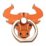 Smooth Edge 360-kraadise kujuga tugeva adsorptsiooniga hoidik Mobiiltelefoni p&ouml;&ouml;rlev armas lehm mobiiltelefoni alumiiniumist oranž