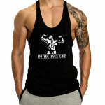 Meeste vest Mood Lihaste Fitness S&auml;rk Varrukateta Tr&uuml;kiga Mugav Puuvillane T-s&auml;rk XXL tuhkmust v&auml;rv