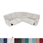 Talvine 5-kohaline L-kujuline Chaise Lounge diivani kate Velvet &uuml;hev&auml;rviline k&otilde;ikeh&otilde;lmav diivani kate Esimese klassi kate k&otilde;ikeh&otilde;lmav elastne Corner 1 piece set