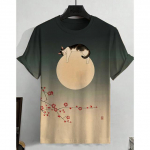 Anime Cat meeste T-s&auml;rk Suvine mood l&uuml;hikeste varrukatega 3D tr&uuml;kiga multikas meeste riided T-s&auml;rk meestele Vintage igap&auml;evased vabaaja topid 6XL