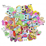50x segakujuline multikas 2 auguga puidust n&ouml;&ouml;bid &otilde;mblemine k&auml;sit&ouml;&ouml; scrapbooking isetegemine