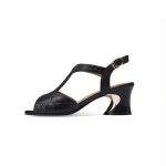 Reljeefne veisenahast kalasuu naiste keskmise kontsaga sandaalid suvised paksu kontsaga pehme p&otilde;hjaga reisirihm, v&auml;ljas kantav naiste kingad 35 pruun