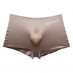 Meeste 3D U-kumerad l&uuml;hikesed p&uuml;ksid Alusp&uuml;ksid Keskmise k&otilde;rgusega elastne v&ouml;&ouml;koht Kirjatr&uuml;kiga aluspesu J&auml;&auml;siidist kangast l&auml;bipaistvad alusp&uuml;ksid 3XL kohv