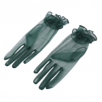 Pitsist t&auml;iss&otilde;rmega kindad Naiste kindad Mood l&uuml;hikesed t&uuml;llkindad Elastsed etikett Lootose lehek&auml;&auml;rid kindad One Size tumeroheline v&auml;rv