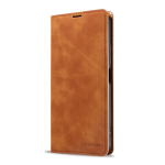 Flip nahk&uuml;mbris Xiaomi Redmi 13C Note 13 Pro Plus 5G 12S 12 12C Mi 13T Poco M6 Pro magnetilise rahakoti telefoni kate jaoks Redmi Note12Pro Plus pruun