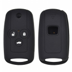 Silikoonist v&otilde;tmekate &uuml;mbris Honda CRZ Accord Civic CRV Jazz ACURA MDX TL TSX ZDX RSX puldi hoidja kaugjuhtimispuldi kaitse autos&uuml;damik must