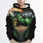 Pusad Veoautod Traktorid 3D Prindi T&auml;navar&otilde;ivad Poistele T&uuml;drukutele Moodsad dressipluusid Suurem&otilde;&otilde;tmelised Pusad Laste Pulloverid Auto Traktori Spordidressid 140