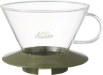 Kalita Coffee Wave seeria klaasist tilguti WDG-185 2&ndash;4 inimesele Army Green #05110 white