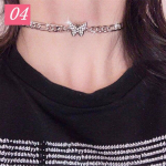 Moodne liblikaga ripats kaelakee naistele p&auml;rlikett kaelakeed peoehted