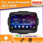 Multimeediam&auml;ngija Jeep Renegade 2016-2020 jaoks Carplay Android Auto Autoraadio Stereo 4G Wifi 4 core 1GB+32GB carplay