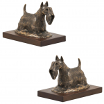 Scottish terrier, Aberdeen Terrier, Scottie, Aberdeenie - dog statue, figurine for office, trophy for dog show by Art-Dog brand