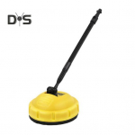 Terrassipuhastaja kinnituse survepesuri tarvikud pika varrega mustuse eemaldamise puhastushari Karchersi terrassipuhastuspea kollane